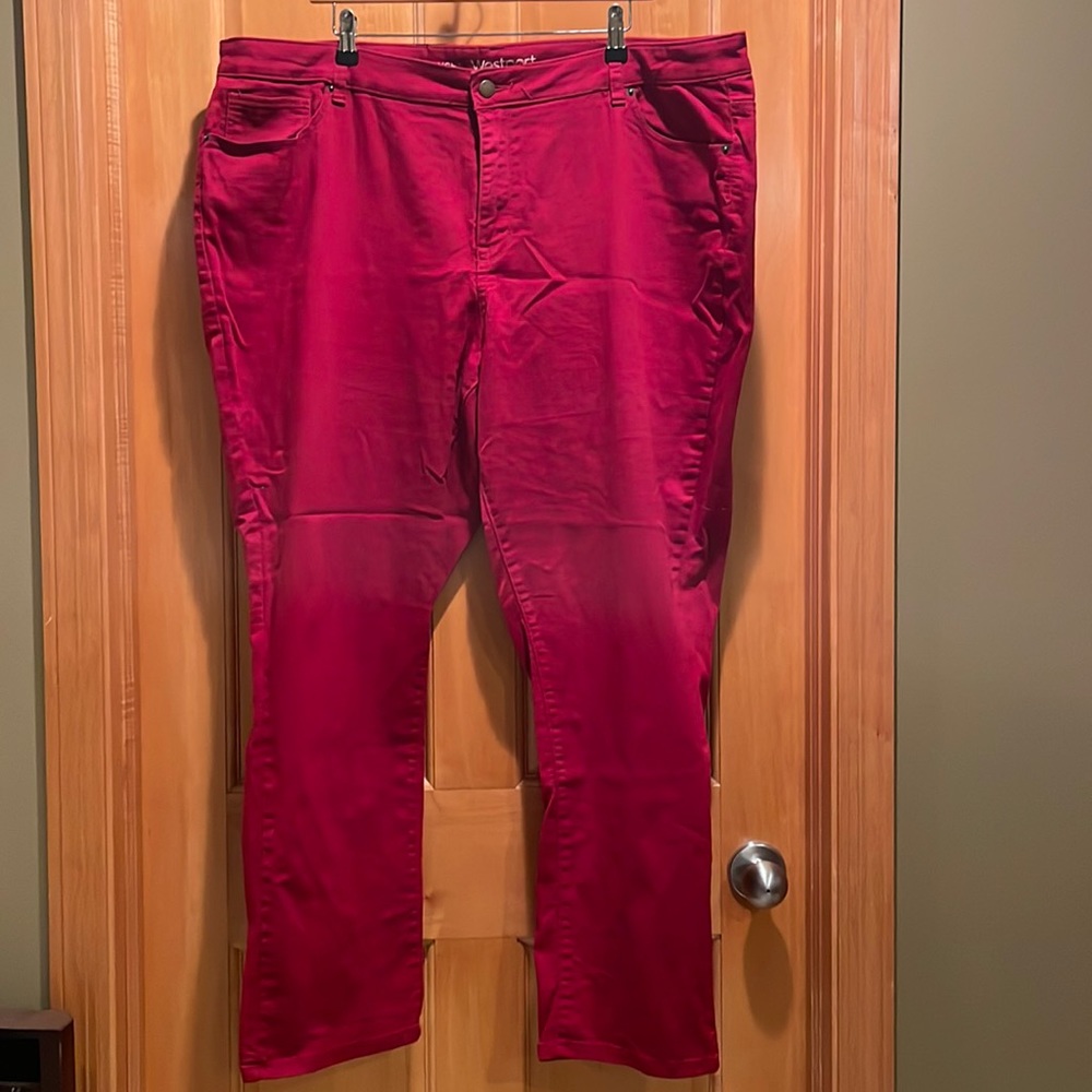 Red pants